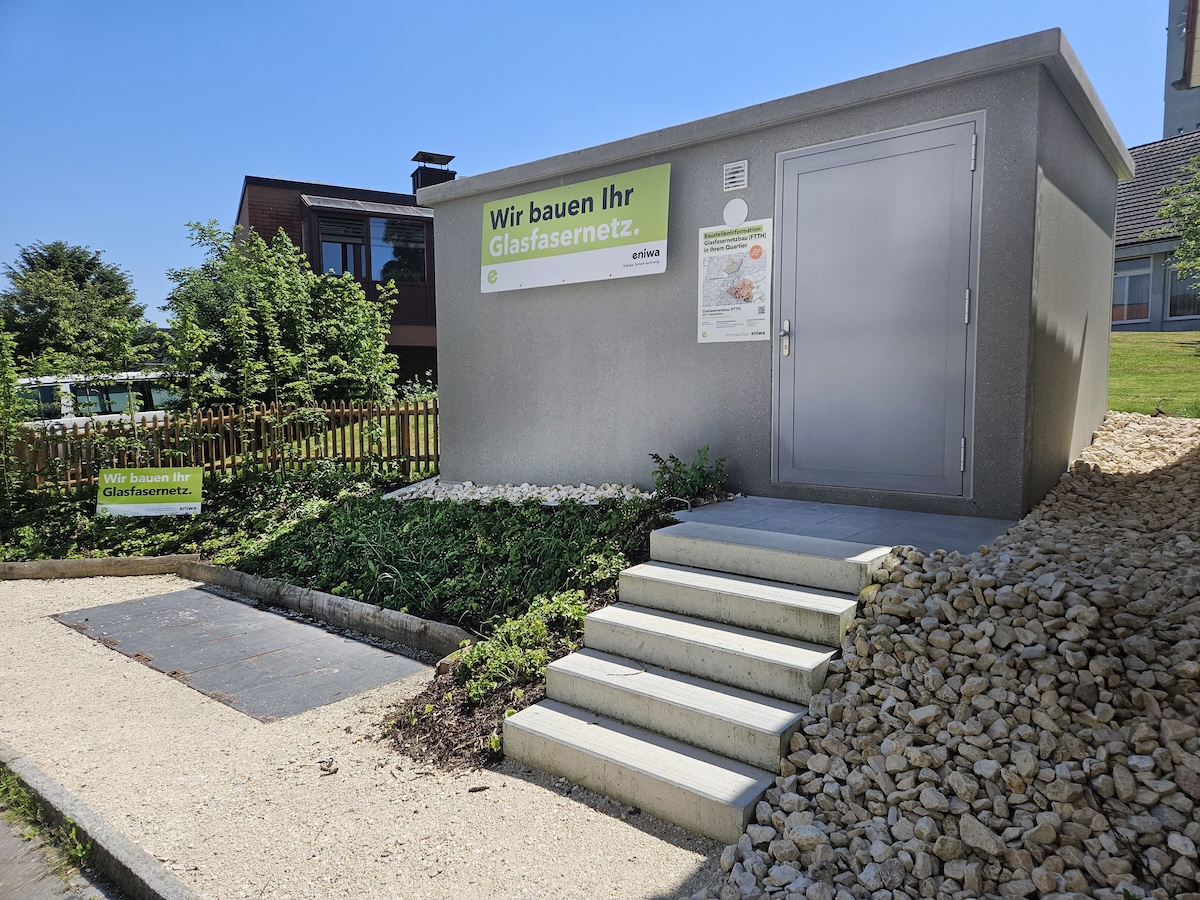 Fiberstation in Unterentfelden.