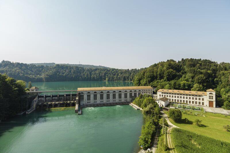 Das Wasserkraftwerk Mühleberg wird gesamterneuert. Foto: © BKW AG