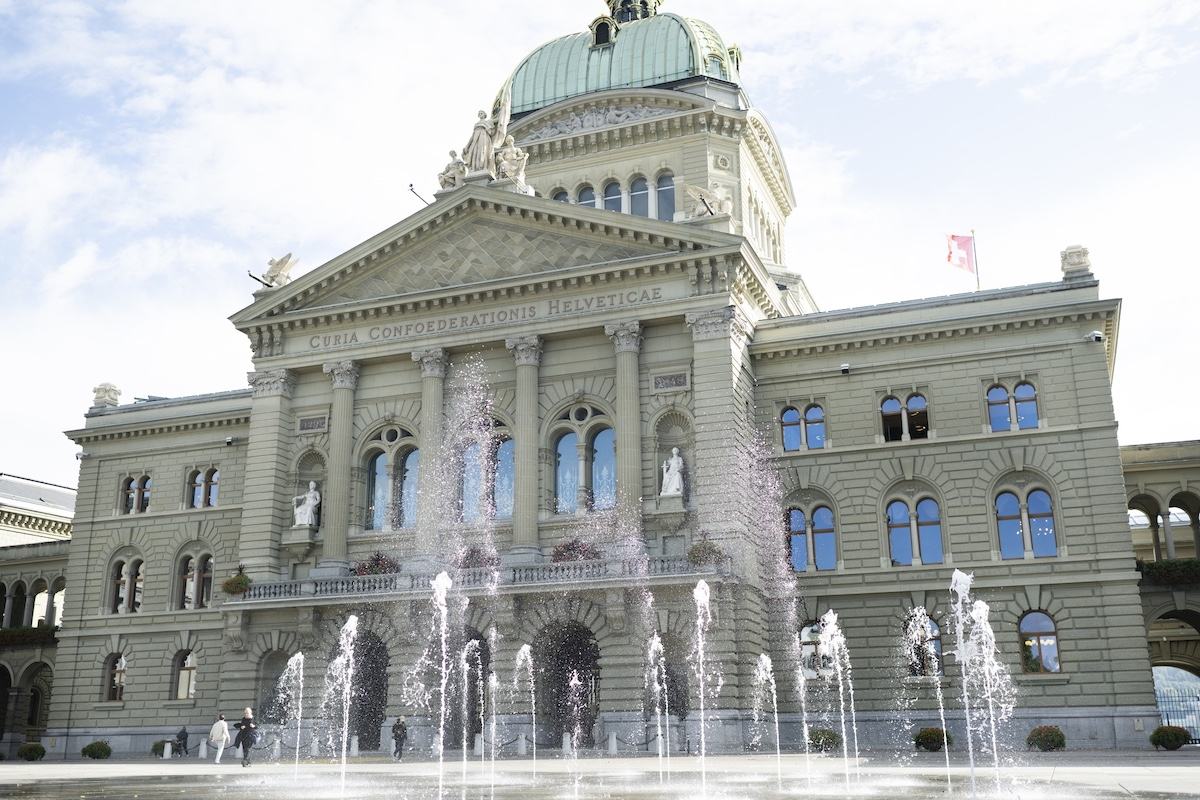 Parlamentsgebäude am Bundesplatz in Bern ©Parlamentsdienste