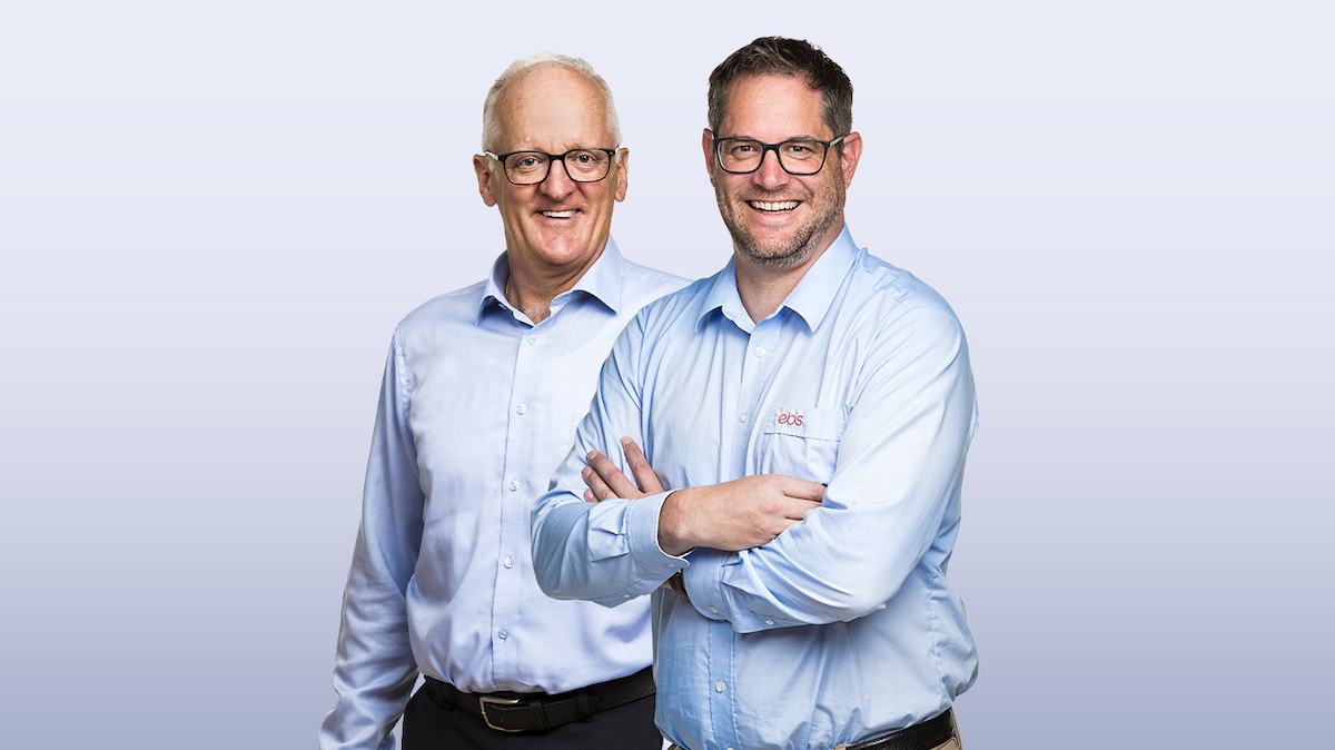 V.l.n.r Hans Bless, Vorsitzender der Geschäftsleitung bis Juli 2026; Stefan Vogler, Vorsitzender der Geschäftsleitung ab August 2026