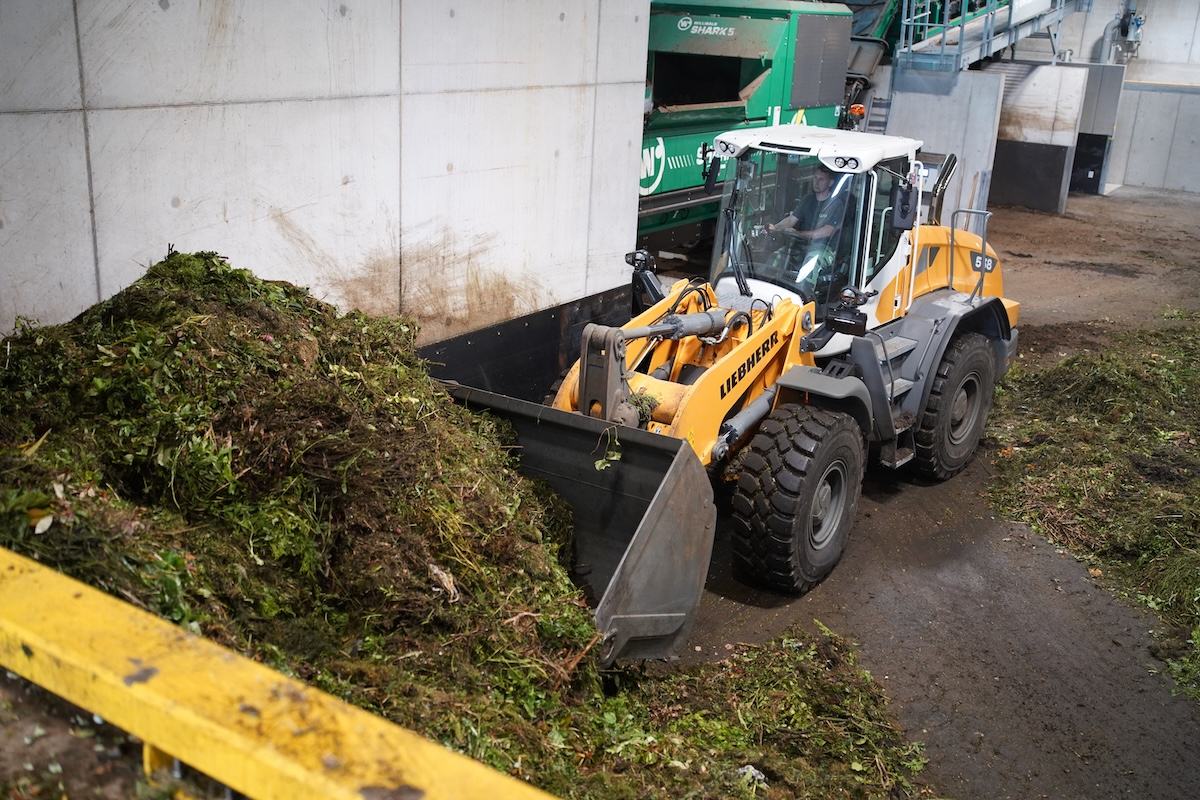 Green Power Aarau AG – Grüngut wird zu Biogas. (©Eniwa AG)