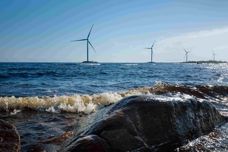 Kostengünstig und sauber: 56 Prozent des finnischen Stroms stammten 2024 aus erneuerbaren Quellen, 95 Prozent waren CO2-neutral. (Fotos: Fingrid Oyj)