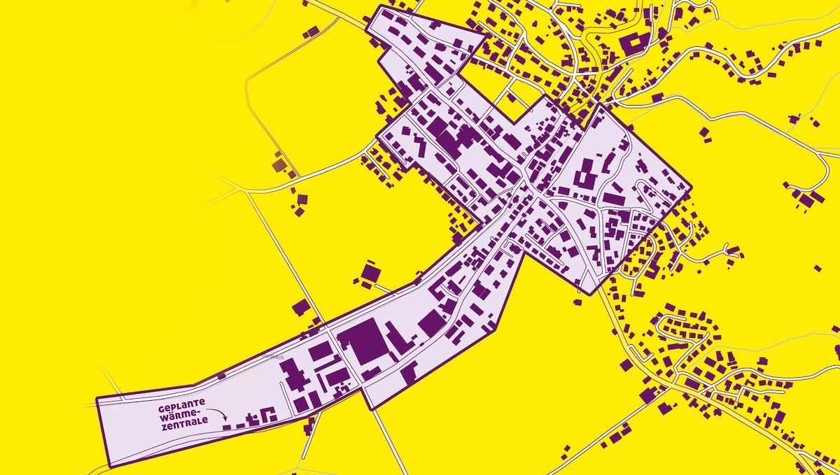 Perimeter Wärmeverbund Neufeld Kaltbrunn (Bild: SAK)