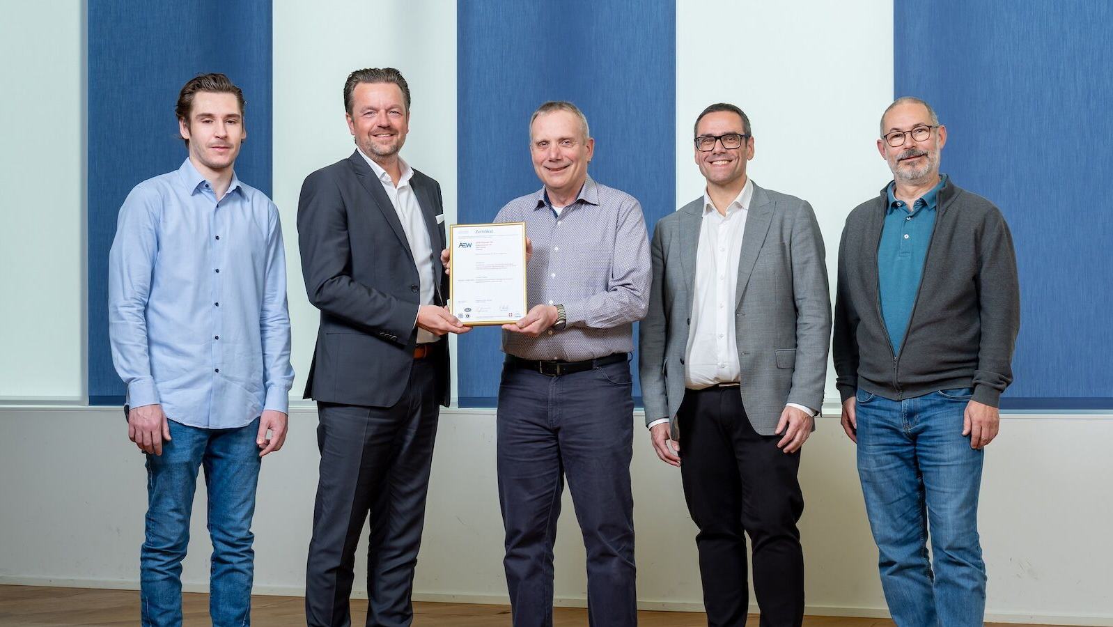 Die AEW Energie AG hat das ISO-27001-Zertifizierungsaudit vom 19. bis 21. Januar 2026 erfolgreich bestanden.