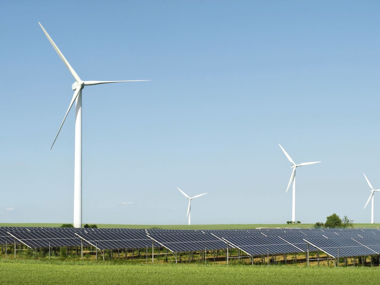 Erneuerbare Energien stehen im Zentrum der Aktivitäten der BKW und von Volterres in Frankreich (Symbolbild, © Westend61 / Jana Mänz).