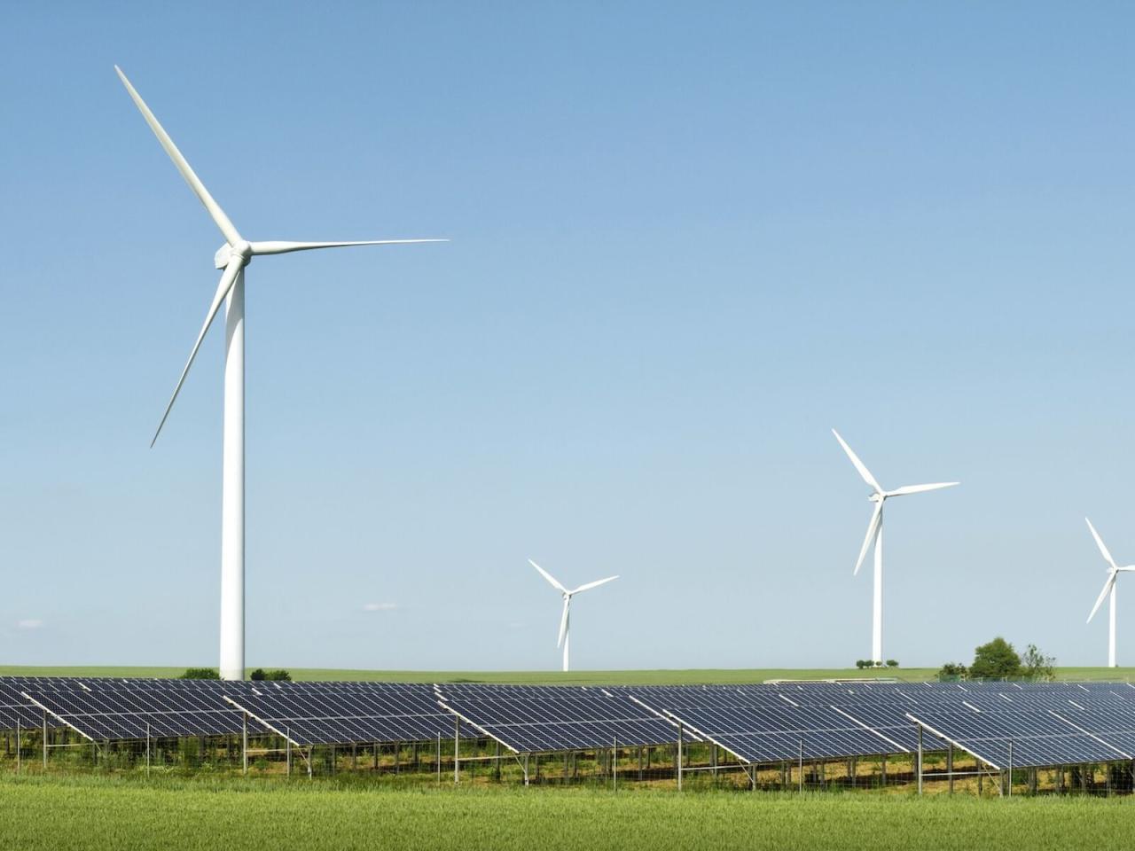 Erneuerbare Energien stehen im Zentrum der Aktivitäten der BKW und von Volterres in Frankreich (Symbolbild, © Westend61 / Jana Mänz).
