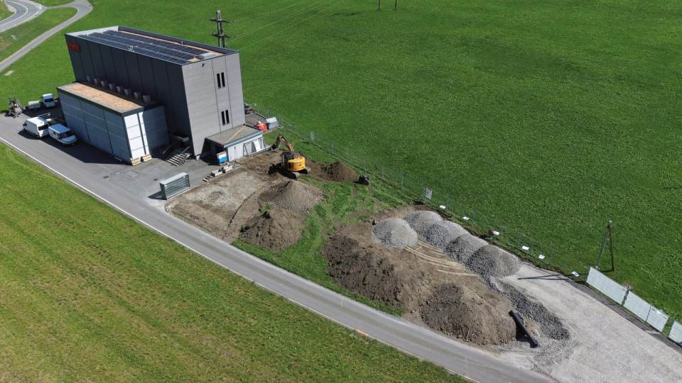 EWN: Grossbatteriespeicher in Buochs entsteht