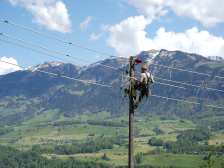 EWO investiert jährlich 8 bis 10 Millionen Franken in ein sicheres Obwaldner Stromnetz. 74 Prozent der Leitungen sind bereits verkabelt. 