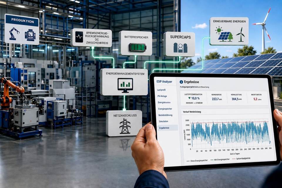 Fraunhofer IWU optimiert Speicher in Fabriken