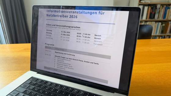 ElCom: Virtuelle Infoevents für Netzbetreiber