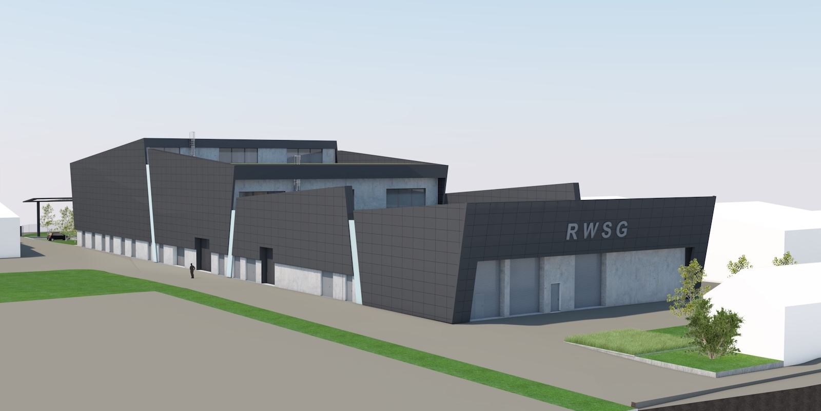 Das neue Seewasserwerk entsteht am Standort des bestehenden Hochdruckpumpwerks Riet in Goldach.