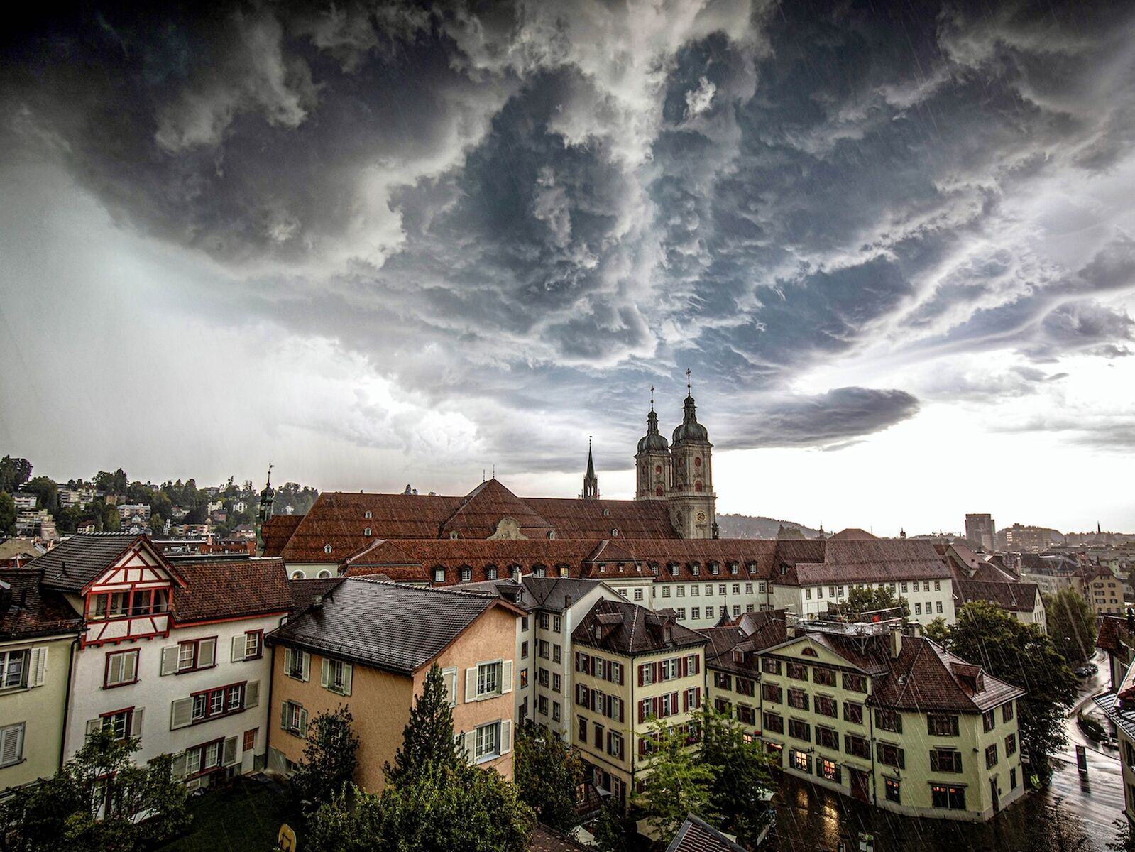 Starkregen Juli 2024, Fotograf Sandro Büchler
