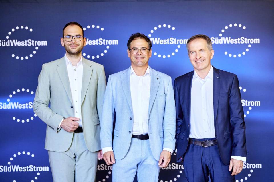 SüdWestStrom erweitert Geschäftsführung auf drei Köpfe