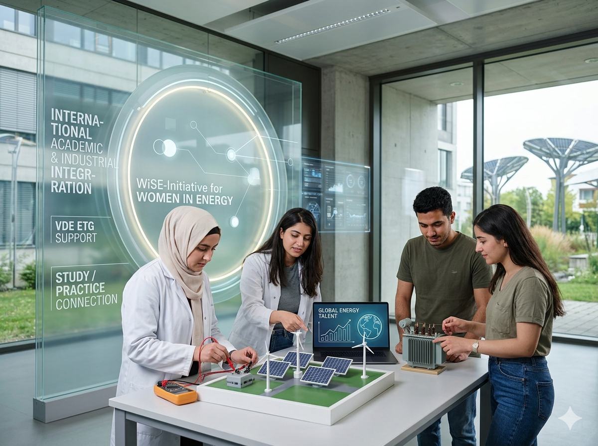 VDE ETG stärkt internationalen Nachwuchs im Energiesektor: WiSE-Initiative unterstützt 40 Stipendiatinnen, neue Task Force vernetzt Hochschulen und Industrie. Fokus auf Fachkräftegewinnung und Studienintegration. (Symbolbild)