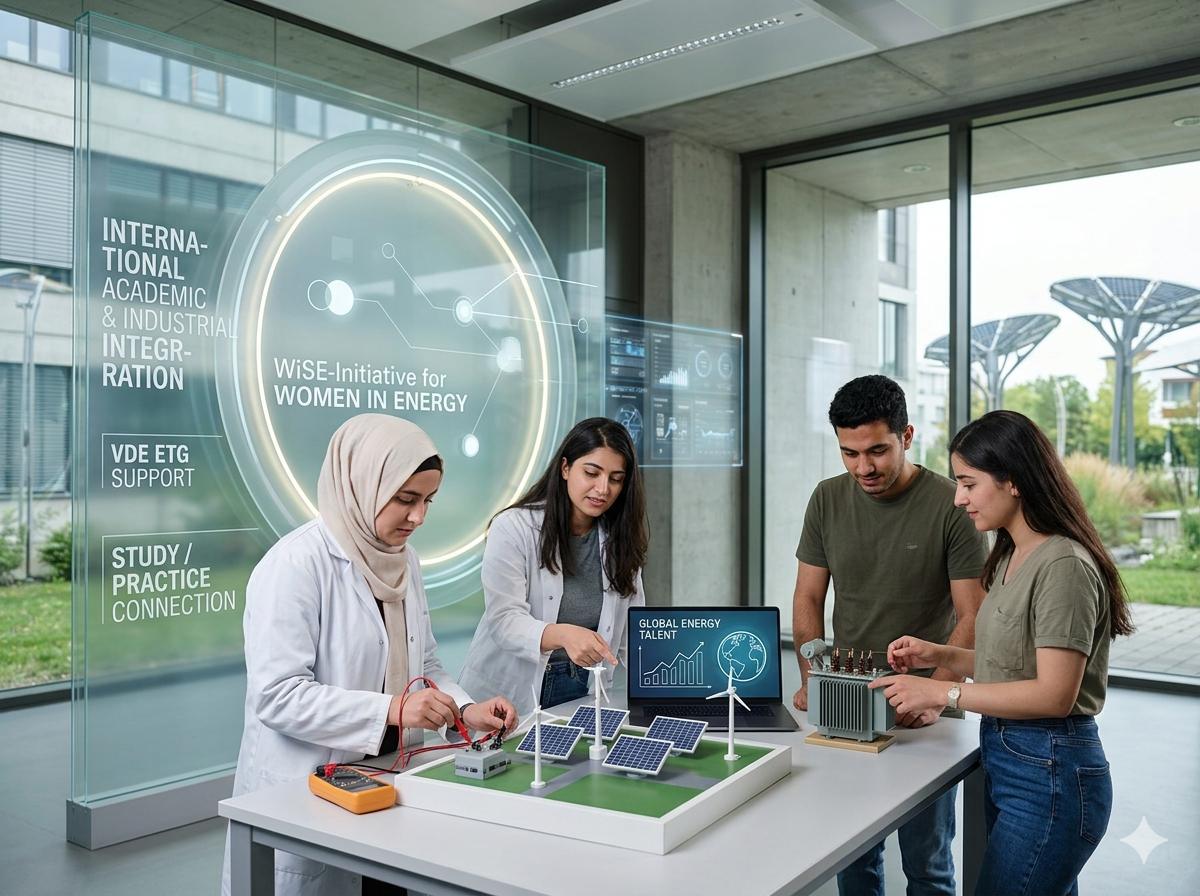 VDE ETG stärkt internationalen Nachwuchs im Energiesektor: WiSE-Initiative unterstützt 40 Stipendiatinnen, neue Task Force vernetzt Hochschulen und Industrie. Fokus auf Fachkräftegewinnung und Studienintegration. (Symbolbild)